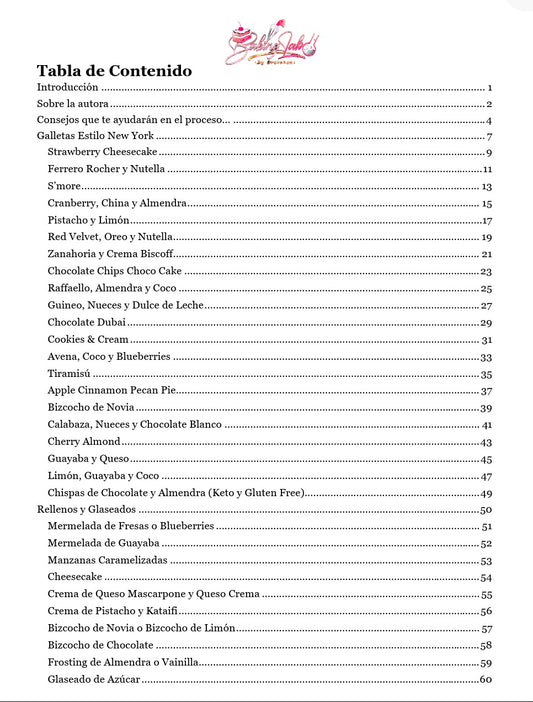 Recetario Digital de "Galletas Estilo New York"