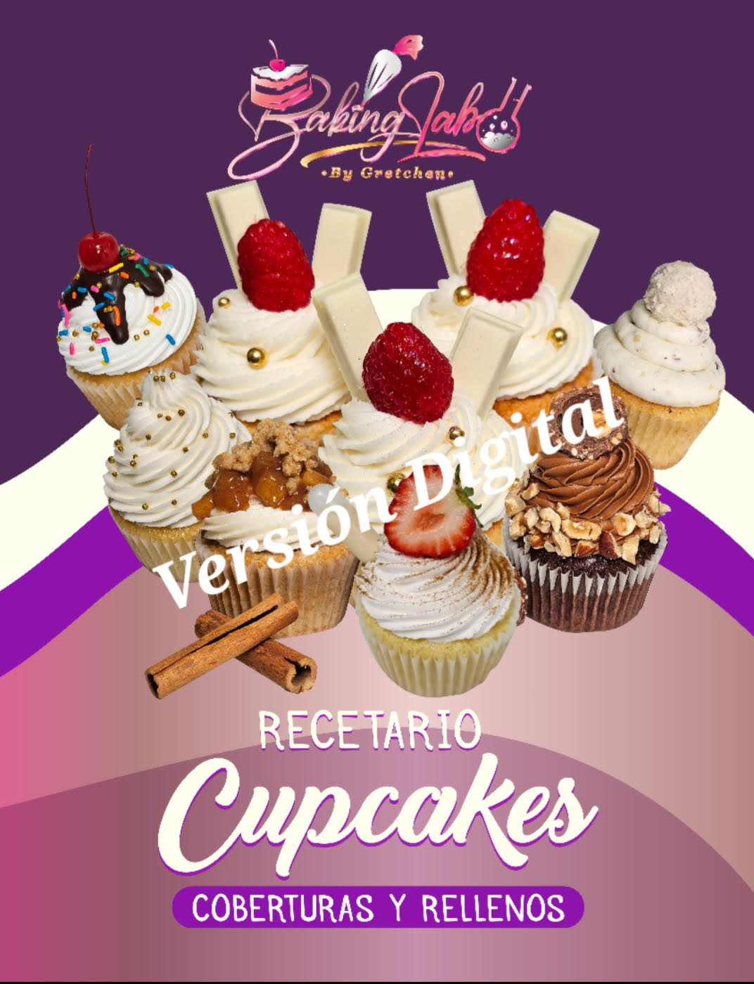 Recetario Digital de "Cupcakes, Coberturas y Rellenos"