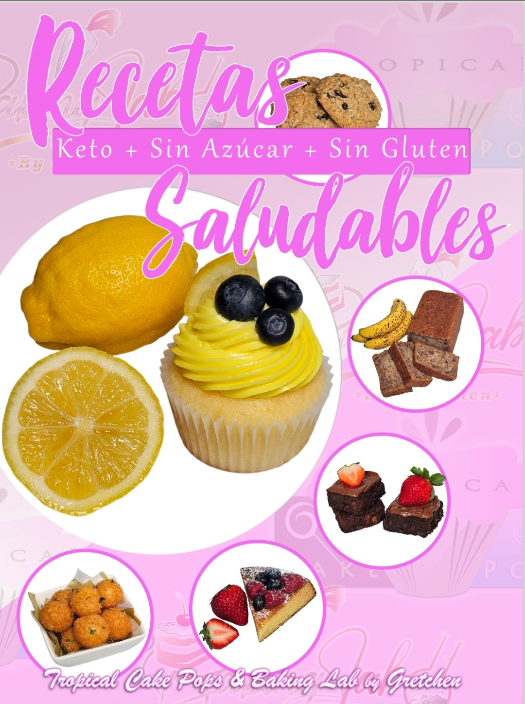Recetario Impreso de Recetas Saludables (Keto/Sin Azúcar/Sin Gluten)