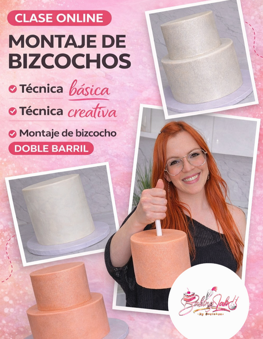 Clase Online de Montaje de Bizcochos