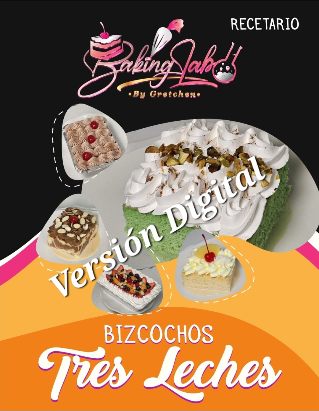 Recetario Digital de Bizcochos Tres Leches